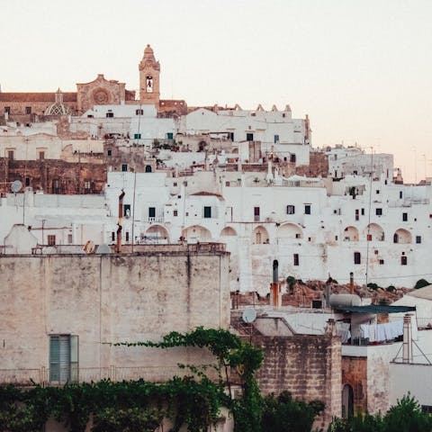 Stay near the historic town of Ostuni