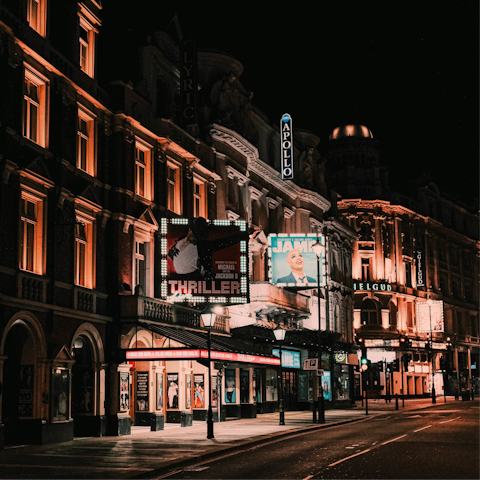 Catch a show at one of the West End's nearby theatres