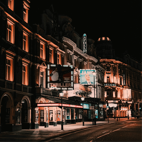 Catch a show at one of the West End's nearby theatres