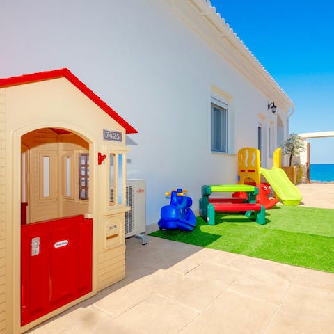 Let the kids enjoy the private playground