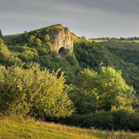 Seek out Thors Cave, forty minutes' walk from your home