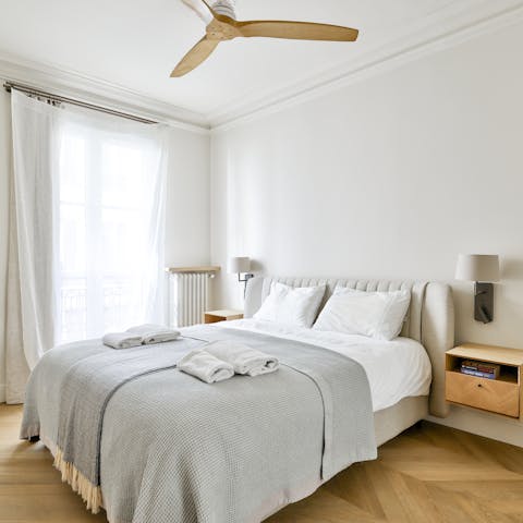 Curl up after a jam-packed day exploring Paris