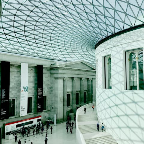 Spend a few hours exploring the British Museum – it's a few minutes away on foot
