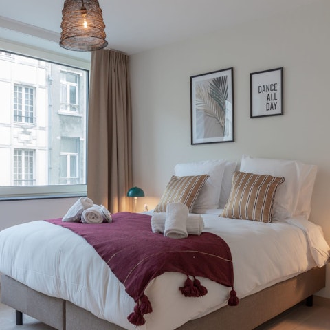 Enjoy king-sized beds in both bedrooms - no need to toss a coin