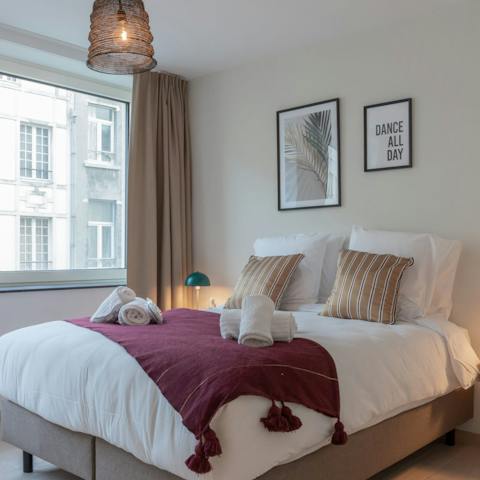 Enjoy king-sized beds in both bedrooms - no need to toss a coin