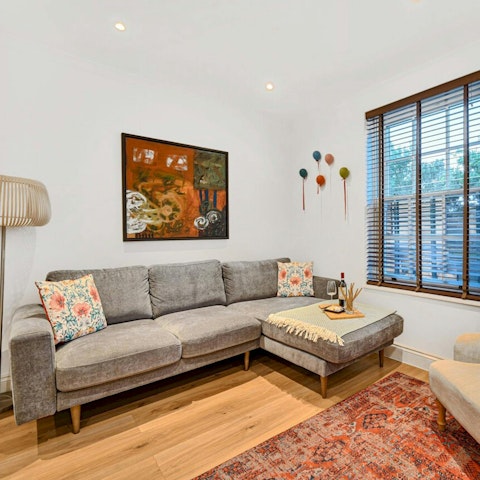 Curl up on the sofa after a day of exploring the sights