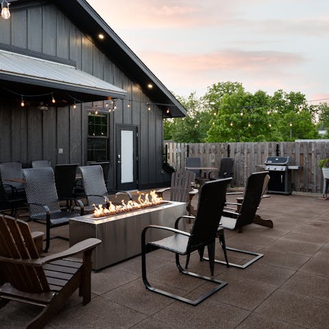 Spend magical evenings relaxing on the rooftop patio