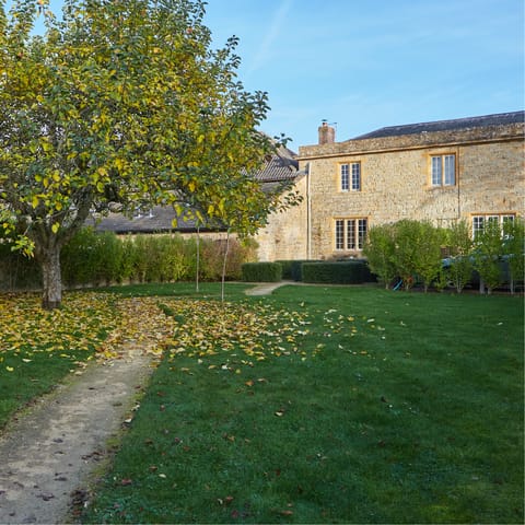 Let the children play in the private garden, or enjoy an alfresco picnic in the shade of a tree