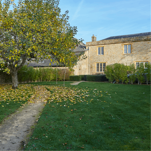 Let the children play in the private garden, or enjoy an alfresco picnic in the shade of a tree