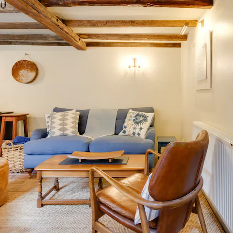 Curl up in the snug area with a cuppa and good book