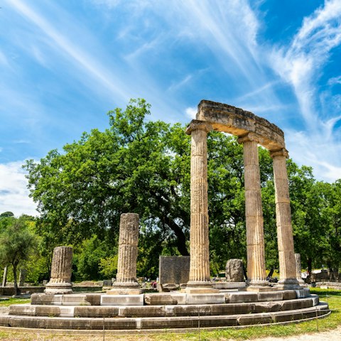 Drive to the UNESCO World Heritage Site of Ancient Olympia in just ten minutes