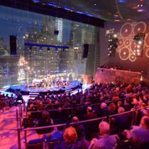 Enjoy jazz with views of Central Park at Dizzy's Jazz Club