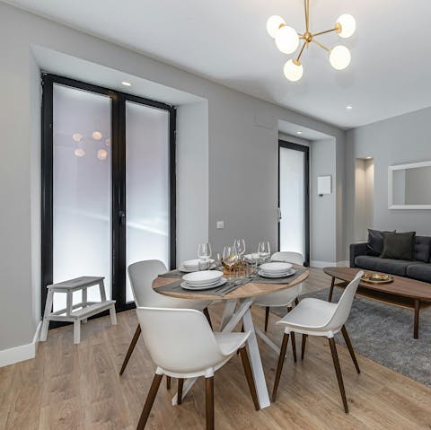 Gather together for a breakfast of chocolate con churros