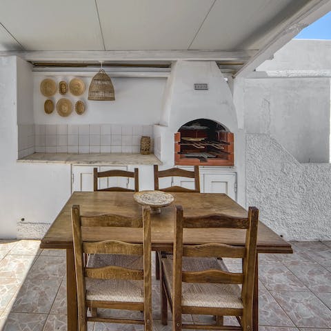 Fire up the barbecue and enjoy an alfresco dinner on the terrace