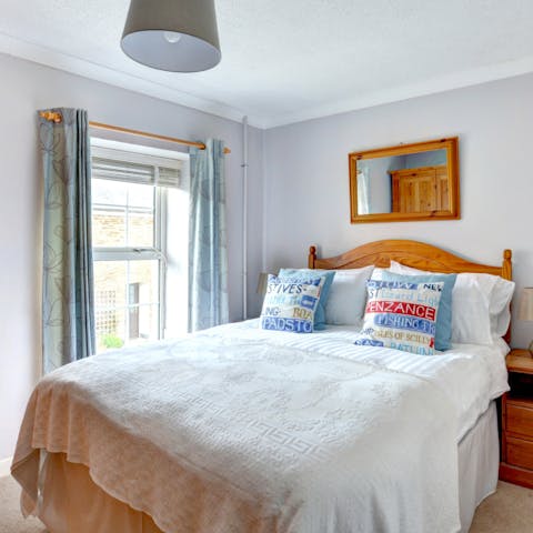 Get a good night's sleep in the comfy bedrooms