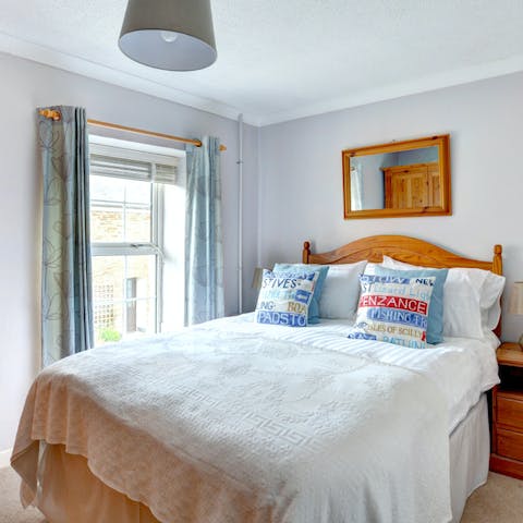 Get a good night's sleep in the comfy bedrooms