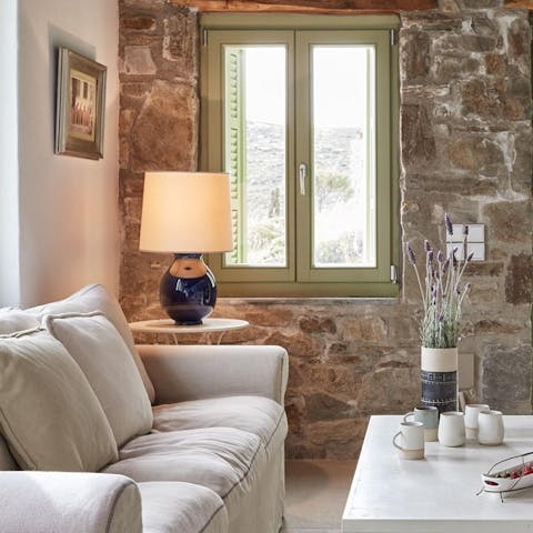 Relax amidst the beautiful interiors of the living area