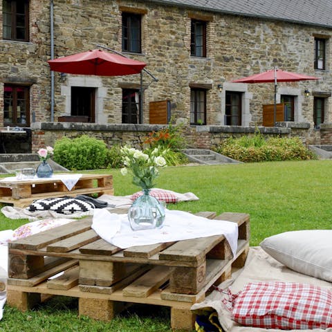 Enjoy a romantic picnic surrounded by beautiful scenery