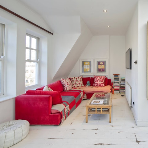 Enjoy cosy evenings relaxing in the living room