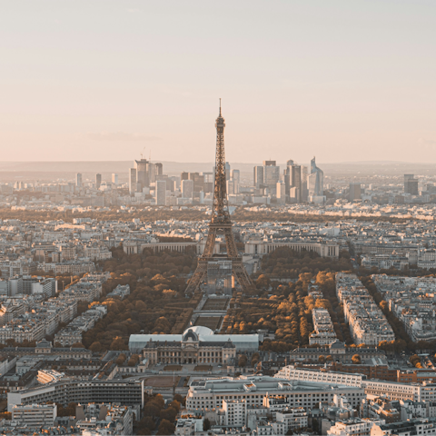 Walk twenty minutes to Tour Montparnasse for incredible views