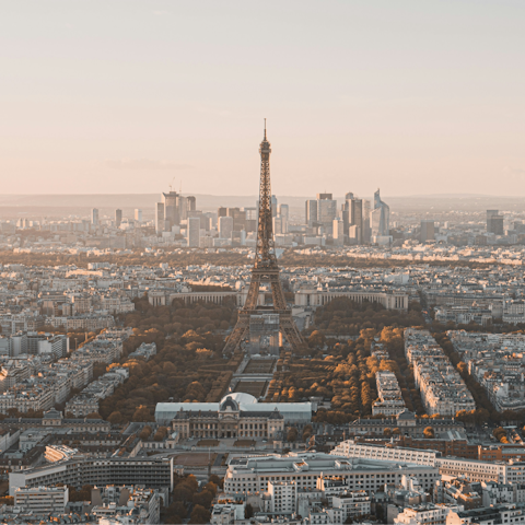 Walk twenty minutes to Tour Montparnasse for incredible views