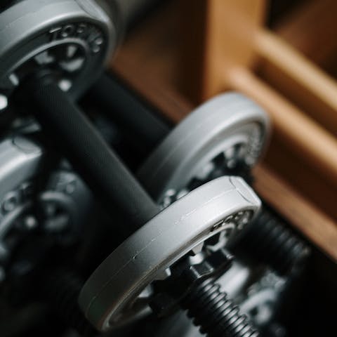 Work out in the onsite gym