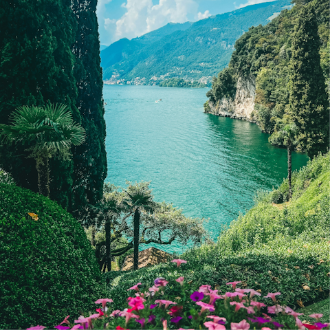 Explore the fairytale gardens of Villa del Balbianello
