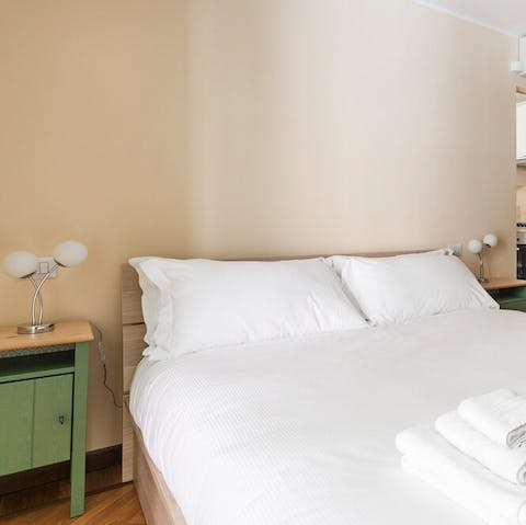 Sleep well in the serene bedroom