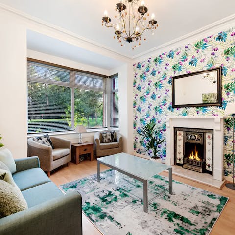 Spend cosy evenings in front of the fire