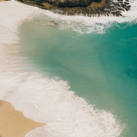 Explore the local beaches, less than a half-hour drive away