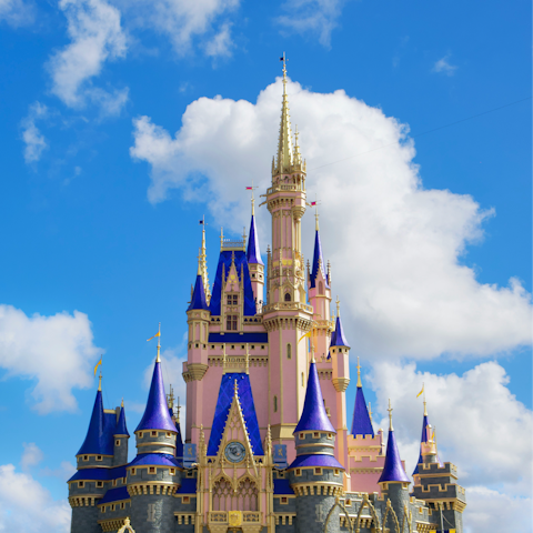 Stay a short drive from the magic of Walt Disney World