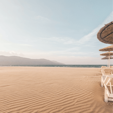 Enjoy beach days – reachable within nine minutes by car