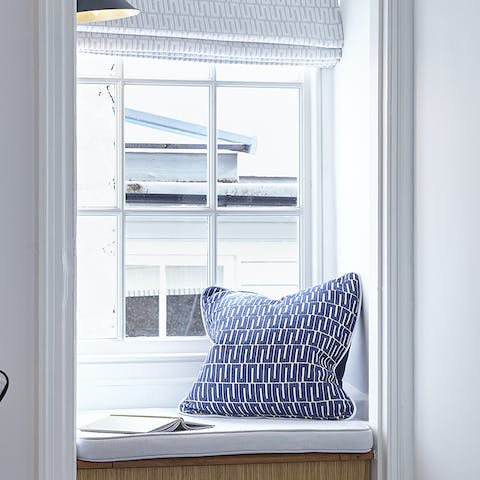 Enjoy your holiday read in the charming window seat