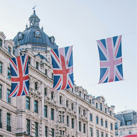 Head into central London for exploring and shopping