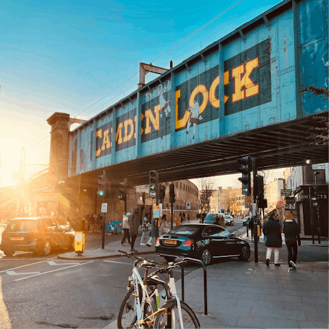 Soak up the colourful sights and sounds of Camden