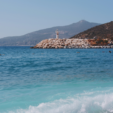 Explore Kalkan's beautiful beaches, all within easy reach