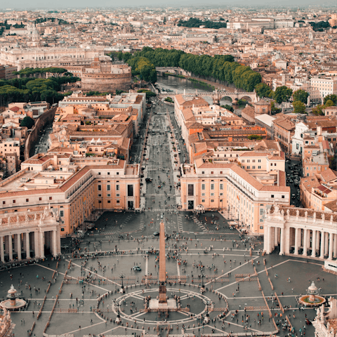Visit the iconic Vatican City – it’s within walking distance