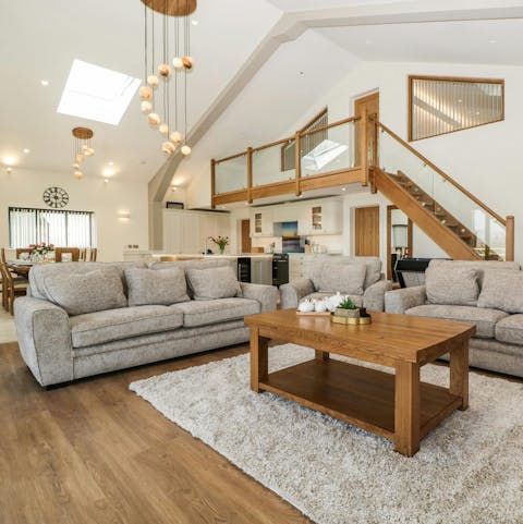 Come home to the cosy living space for relaxed nights in