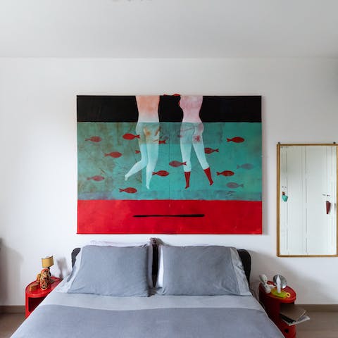 The bold artwork