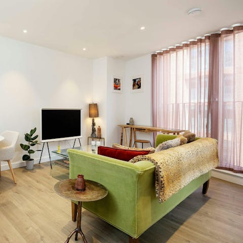 Make yourself at home in this charming apartment