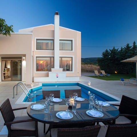 Look forward to dining alfresco at every opportunity