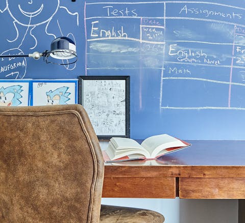 Keep the kids educated and entertained in the classroom-style playroom