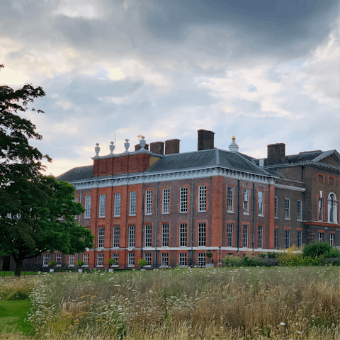Start your sightseeing at nearby Kensington Gardens