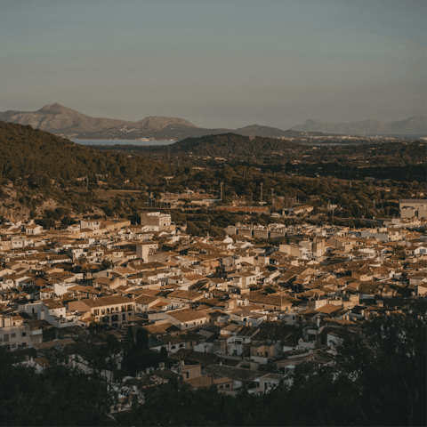 Explore Pollença on foot from this central location