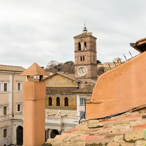 Views across the rooftops