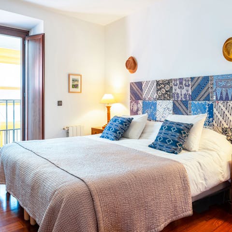 Get a blissful night of sleep in the plush bedrooms