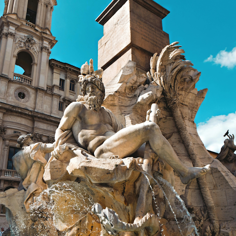 Stay a two-minute stroll from Rome's bustling Piazza Navona