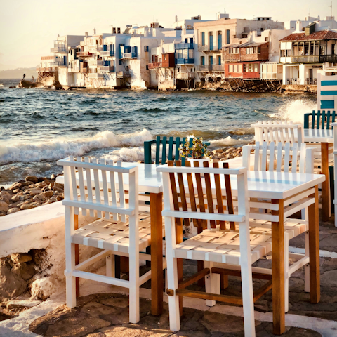 Head to Little Venice for a seafront meal