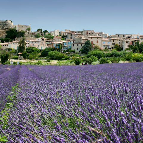 Visit Grasse, famous for its perfume industry – it’s a twenty-five-minute drive away