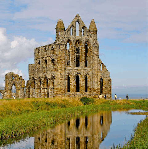 Walk to Whitby Abbey in less than fifteen minutes